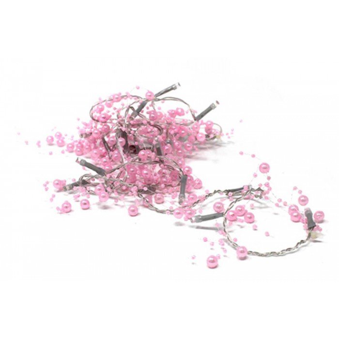 20 LED Pink Beads String Light ow.ly/kmdI30m1130 #giftspiration #stringlights #christmas #decoration