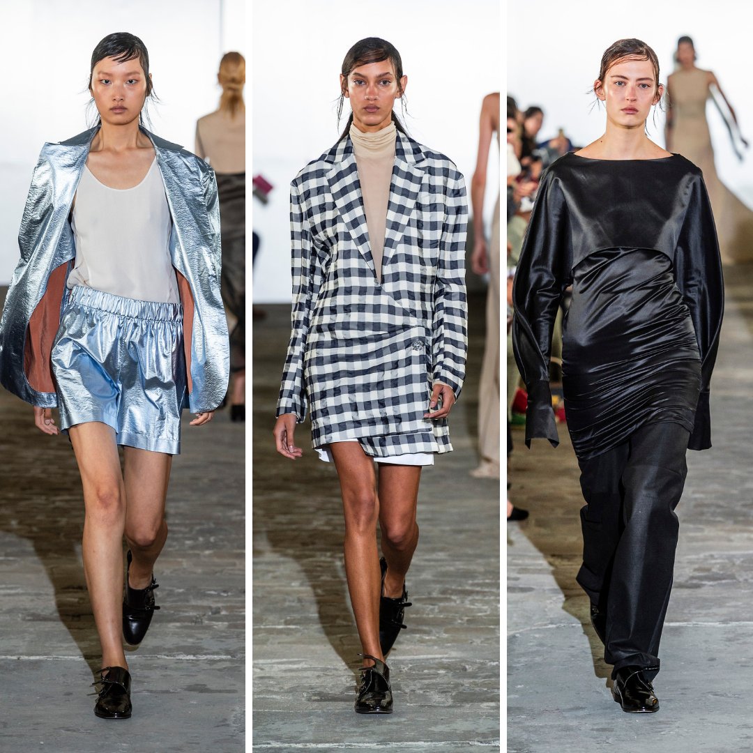 Moda FH | Más de la #PFW hoy Kristina Fidelskaya le gusta el minimalismo: trabaja con textiles naturales para cortes de un estilo muy puro. La paleta de colores es de tonos beige, blanco hasta negro oscuro. Materias lujosas, cortes impecables: son las claves de su éxito parisino.