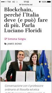 valentinacefalu's tweet photo. #Blockchain perché l’Italia deve (e può) fare di più. Parla @Floridi
Firmata ieri a #Bruxelles la #BlockchainDeclaration definita da @GabrielMariya la chiave per una “Human-centric internet”. Cosa rappresenta per l’Italia?
https://t.co/QKYc18A4XD via @formichenews https://t.co/RXb4V8M8WQ