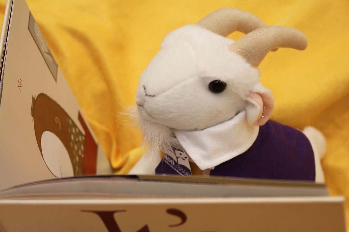 RodLibrary's tweet photo. Billy is reading one of his favorite books, "It's a Book" by Lane Smith. This book has been challenged for its use of the word "jackass", directed toward a donkey. #bannedbookweek #challengedbooks #BillytheLibraryKid https://t.co/QMIHOzAYhh