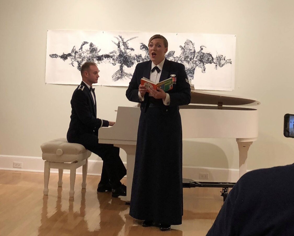 USAFBoMA's tweet photo. This week, some of our very talented bandsmen performed for our Chamber Recital Series concerts performing quartets, solos, and duets. We had some great audiences and are fortunate to #inspire and #connect with the local community that surrounds #scottairforcebase. #usafbands https://t.co/byIILq9PnP