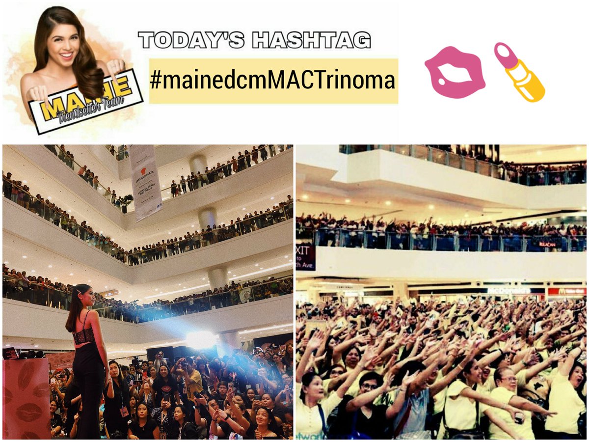 MaineTrendTeam's tweet photo. Fam, are you all excited to witness the radiance of our one and only Phenomenal Star in person later today at Trinoma?

Please tweet your excitement using the HT: 

#mainedcmMACTrinoma

Happy tweeting! 

@mainedcm https://t.co/4kiY2wTkUU