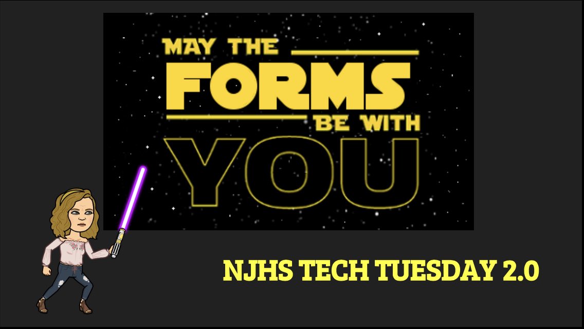 RhondaRhodes19's tweet photo. @NJHS_Panthers @JCPS_NC preparing for my next NJHS Tech Tuesday... borrowing (stealing) the title from my awesome fellow TLCs @TLCKCollins & @TLCMandy ... I love a Star Wars theme! #njhstechtues #maytheforcebewithme #googleformsrock https://t.co/Q0h7MruHtW