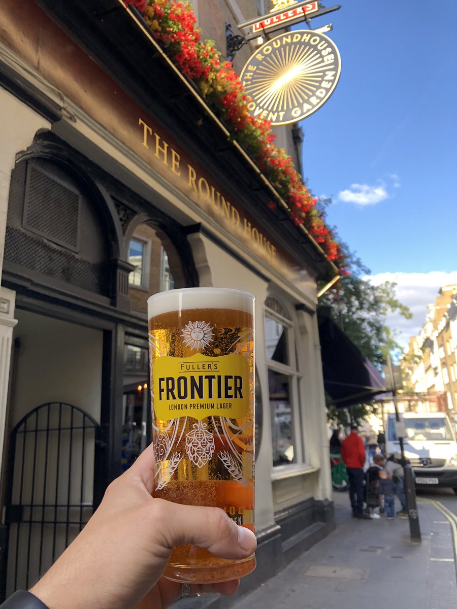 roundhousefst's tweet photo. #FrontierFridays has started! Come in and grab a pint! @Fullers @FullersBrewery @FrontierLager https://t.co/YCG9xcv4Mj