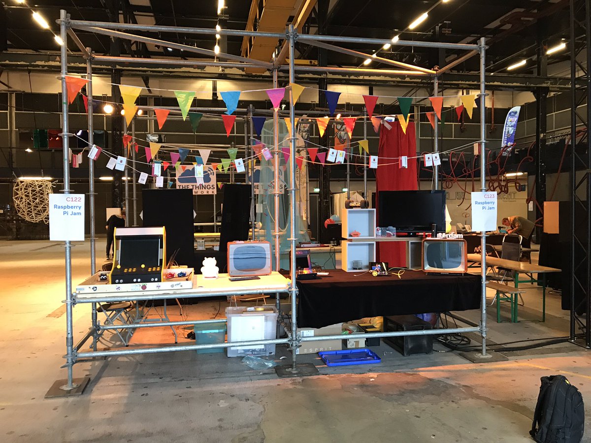 PiJamAmsterdam's tweet photo. All setup and ready to go! See you tomorrow @EHVMMF #EHvmmf ! https://t.co/KMnw9JfE93
