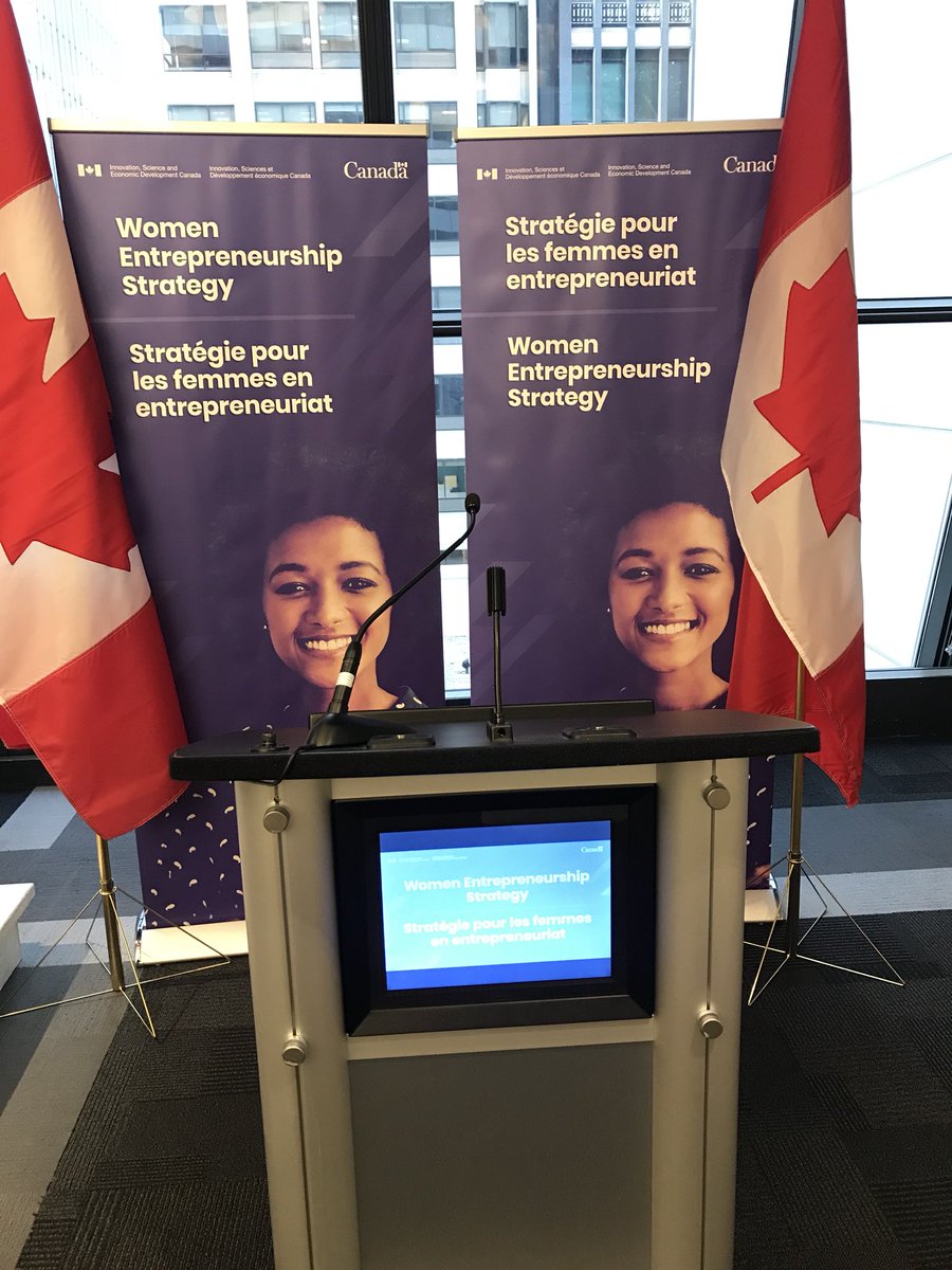 RamiPosner's tweet photo. Honoured and privileged to represent #InnovationCanada this morning to hear about the new demand-driven Women Entrepreneurship Strategy Ecosystem Fund #EveryoneBenefits
See what other programs &amp; services are available to help your business https://t.co/eH32p63KEB https://t.co/NBwtinREZm