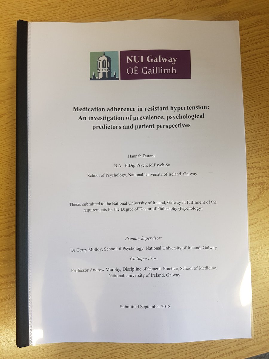 DurandHannah's tweet photo. Thrilled and slightly shell-shocked to have submitted my PhD thesis today 📚💃🍾🥂☕🙈
Thank you so much to @gerry_molloy @nuigPsychology @HealthPsychNUIG and Andrew Murphy @pmrycaretrials1 for all your support #PhDLife https://t.co/dyHTAaFLki