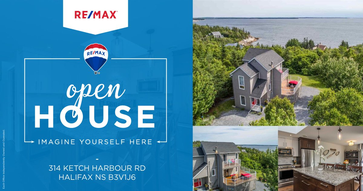 DrHouseMG's tweet image. Open House on Sunday 2-4pm at 314 Ketch Harbour Road - Enjoy ocean views and modern style! #icouldlivehere #halifax #ketchharbour #atlanticocean #halifaxrealestate