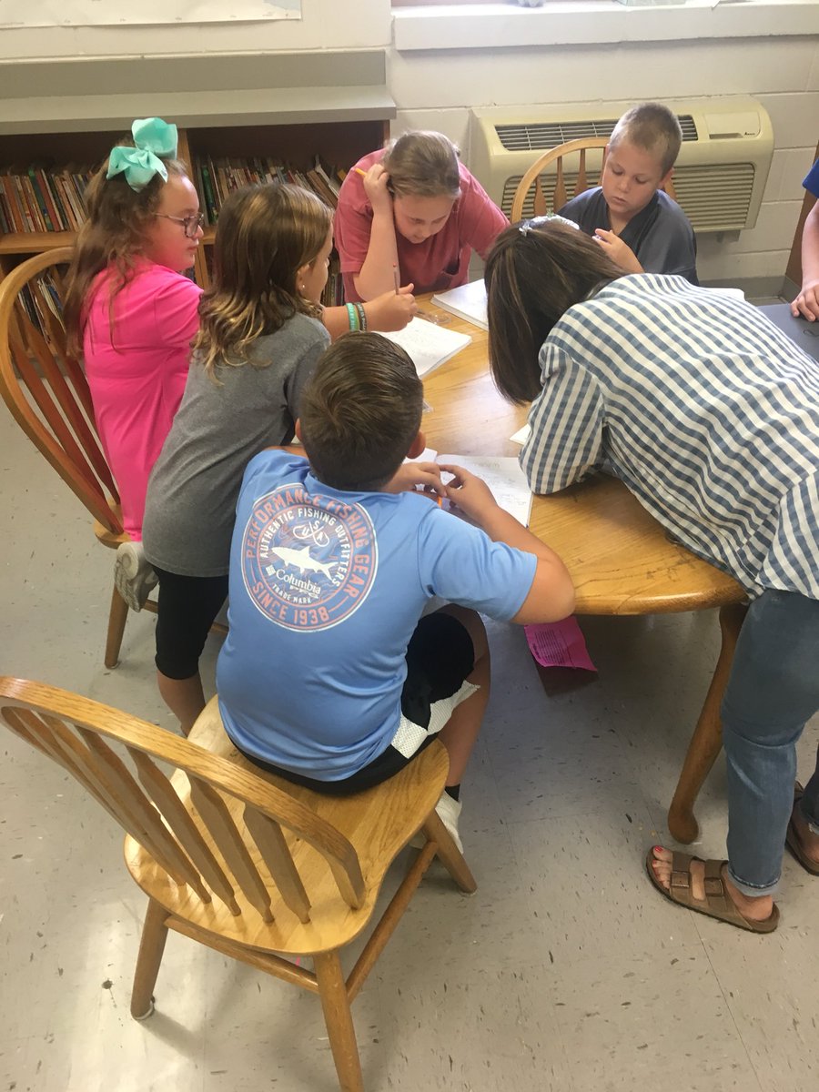 OESTribe's tweet photo. OES 5th graders love building their Eco-columns in Mrs. Haynes’ Science class! https://t.co/1JQaNeEWhD