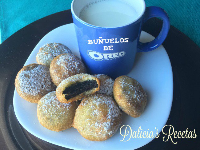 Buñuelos de Oreo una opción estupenda para desayunar o merendar. #buñuelos #recetas Receta aquí --> daliciasrecetas.com/bunuelos-de-or…