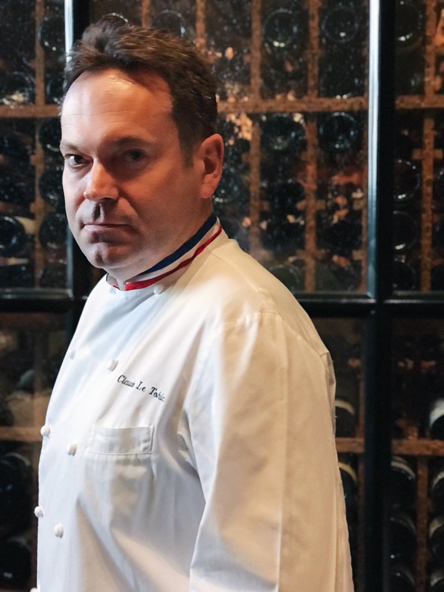 Can you spot the blue, white and red? We are proud of Chef Claude's honorary symbol of the Meilleur Ouvrier de France award! #ONE65sf