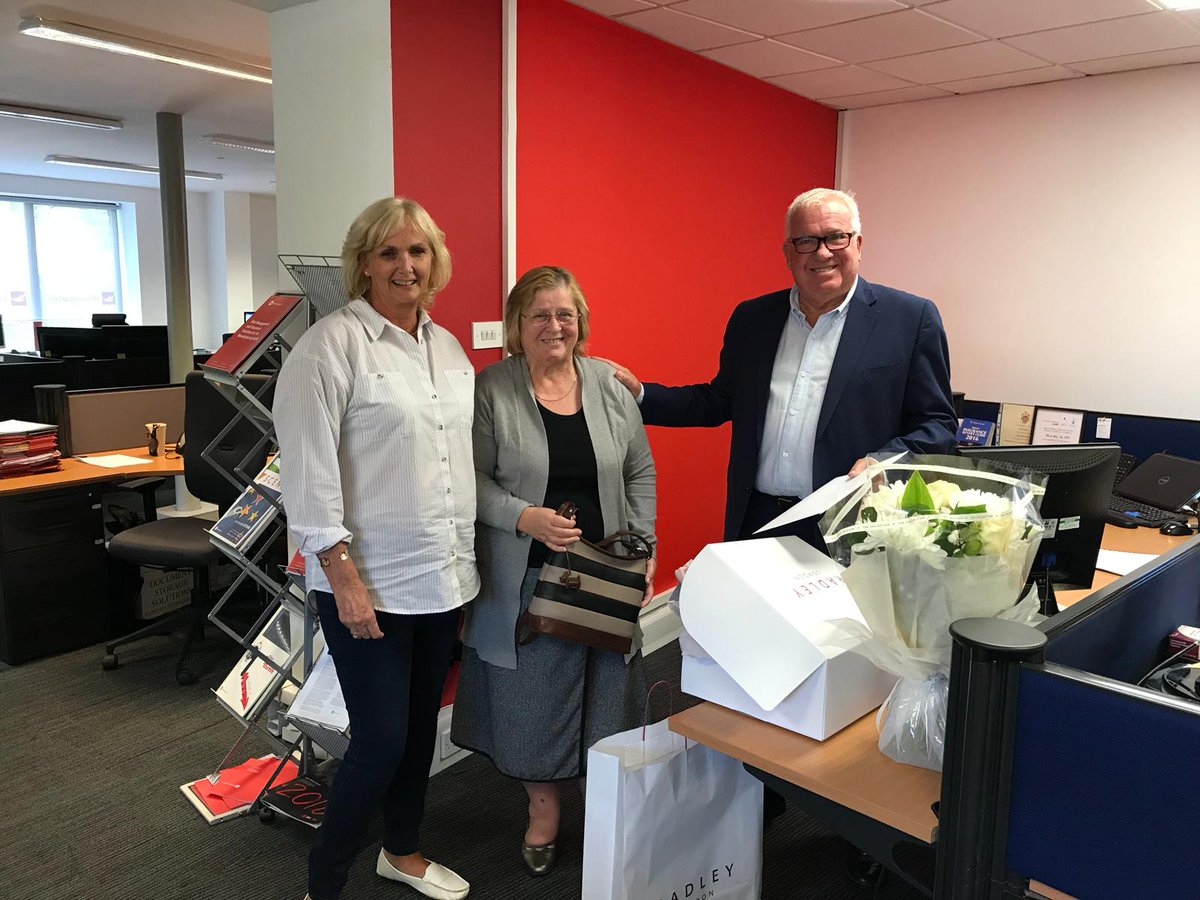 thomascarrollgp's tweet image. Happy retirement Lorraine, 43 years with us, what an amazing achievement. You will be missed.