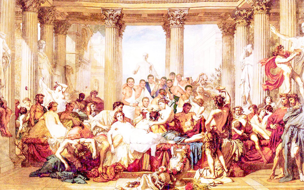 Kyl3Sam's tweet photo. In case you missed toga last night this is basically what it looked like https://t.co/ZBDfi7O3BJ