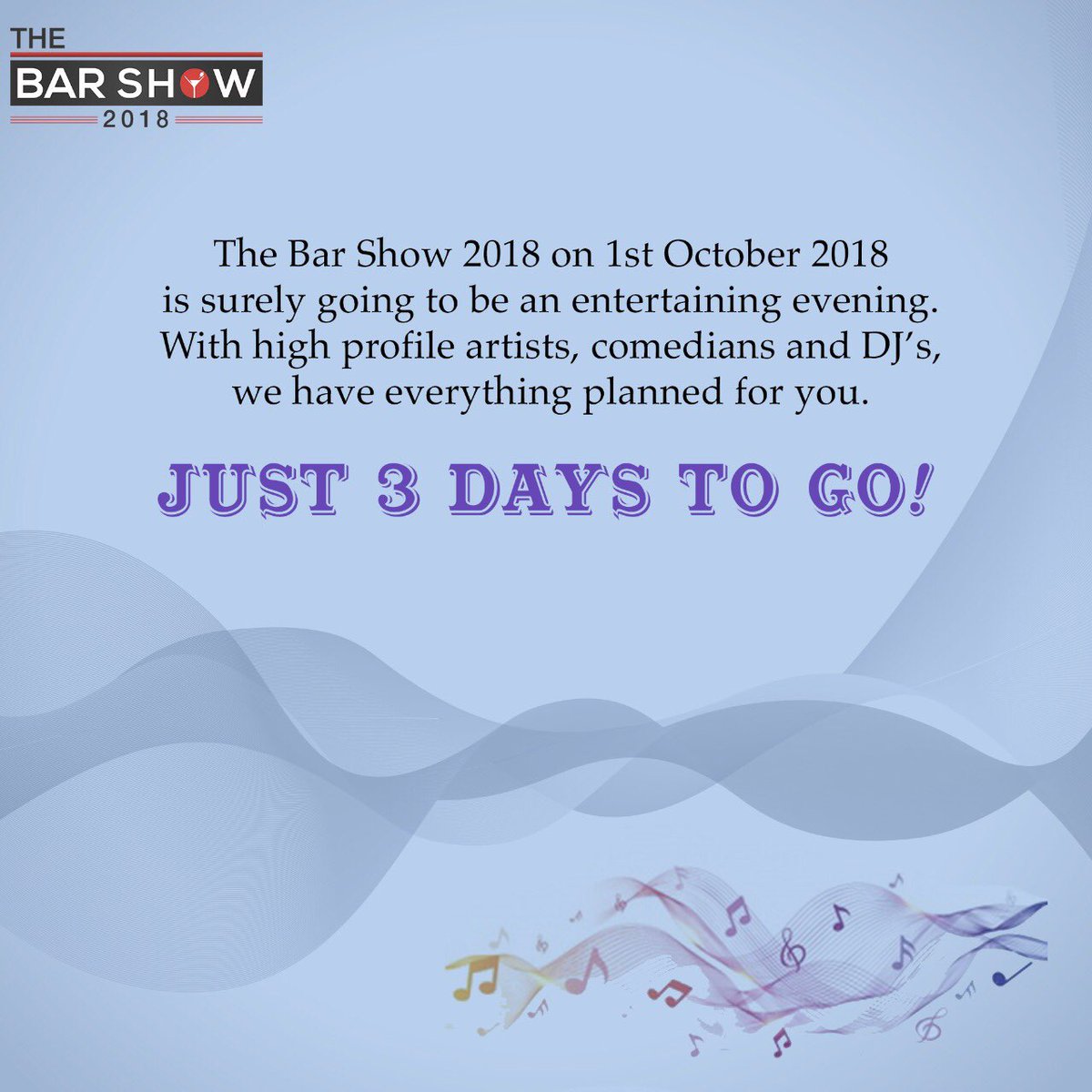 TheBarShow2018's tweet photo. We're counting down days already! So excited to see each one of you at Grand Hyatt, Mumbai! 6 pm onwards ✨#TheBarShow2018 #TheBarShow3.0 #TheWeddingBartenders https://t.co/esxHeIiAGS
