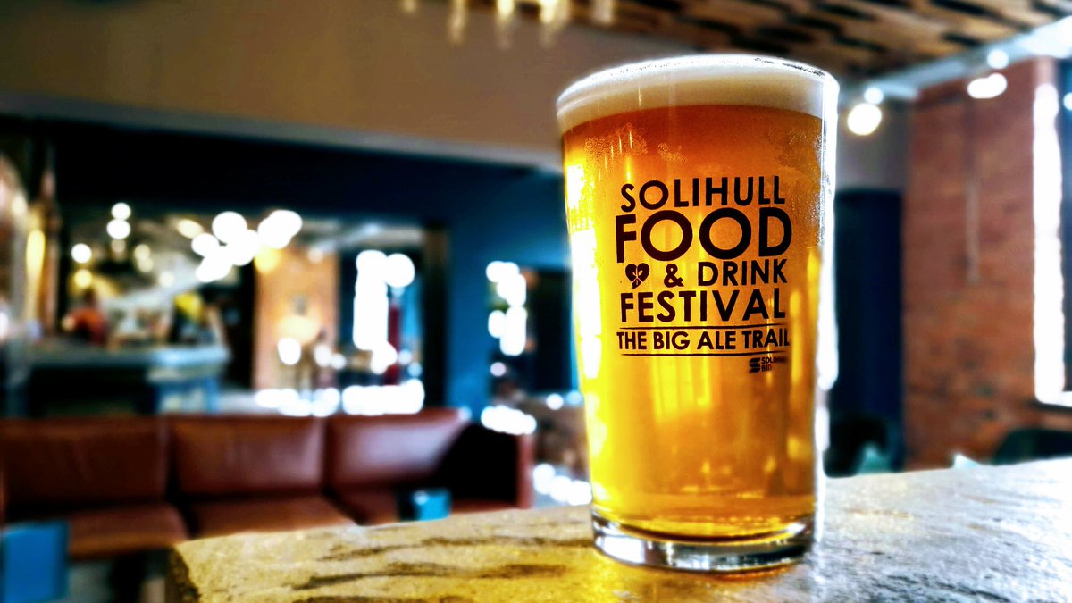 SolihullBID's tweet photo. 🍻 Heading out for some Friday night drinks? Why not try eight different ales in our #BigAleTrail18?! 

It's just £5 to take part... And in between venues, enjoy FREE live music in our Purple Zone on the High Street! #SolFoodFest18 https://t.co/q07PhXzWg6