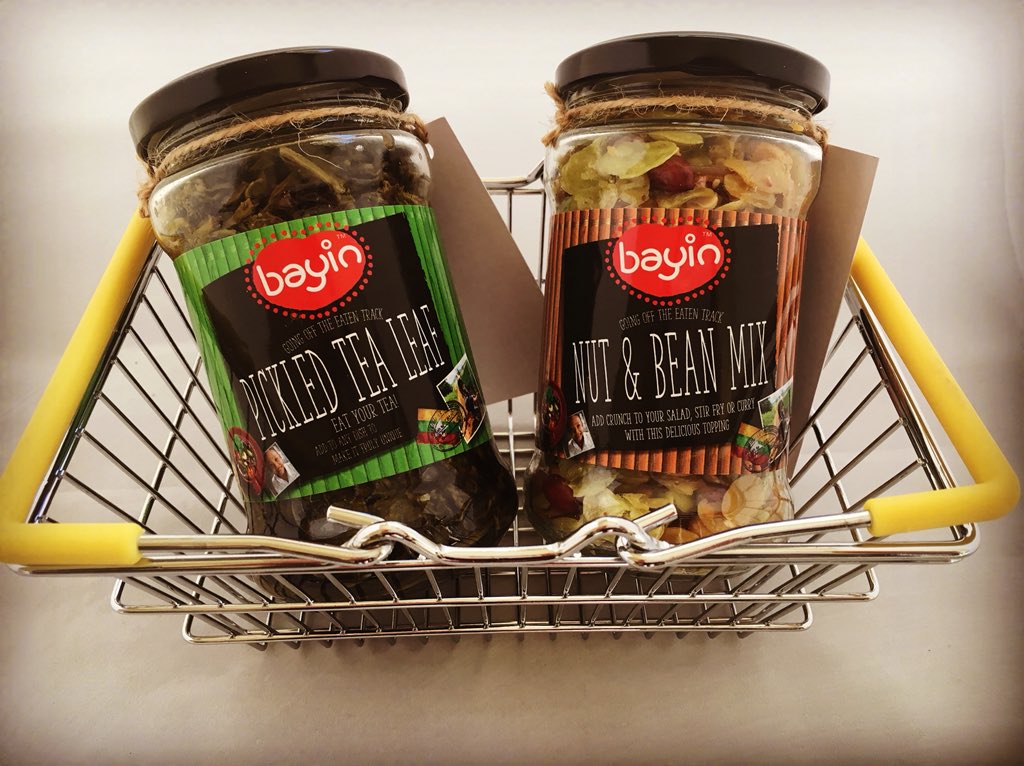 bayinfoods's tweet photo. Phew 😅 After selling out so quickly on @AmazonUK we are back fully stocked with our #pickledtea and #nutandbeanmix Now available to pop in your basket!! Is that a collective sigh I hear?? https://t.co/HLYXMfH7to https://t.co/jIvNkZUkXX