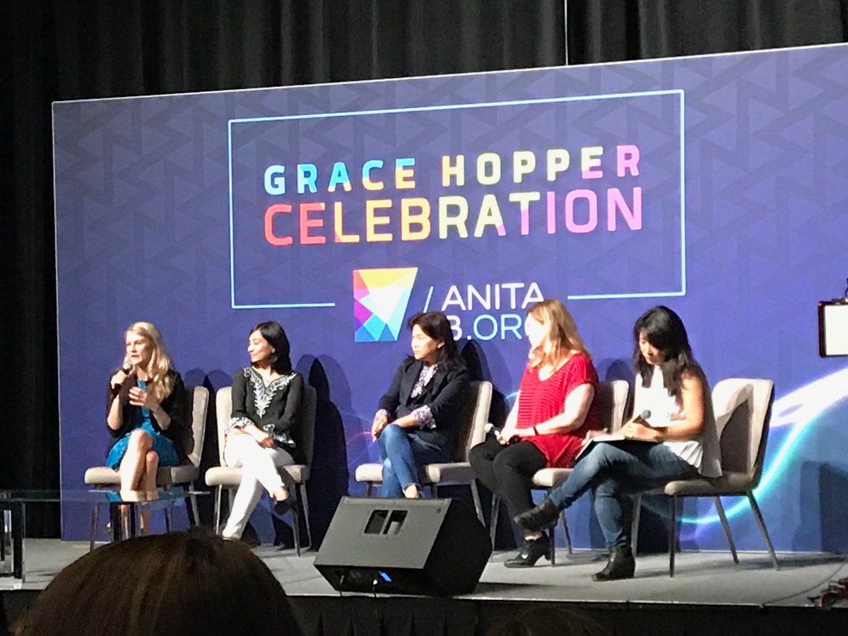 chosenERA's tweet photo. Phenomenal CyberSecurity Women! #GHC18 #IBMatGHC https://t.co/kqD1USkTPB