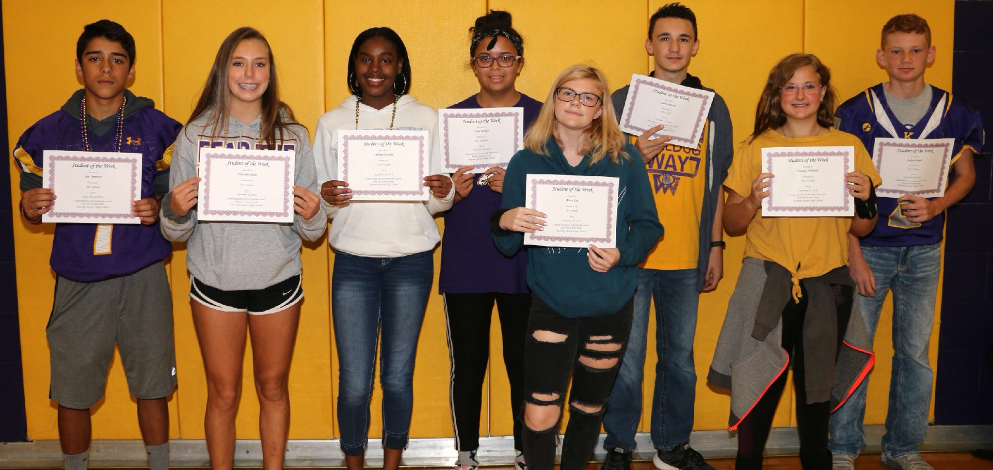 Kearney Junior High on Twitter "Big thanks to KJH student council for