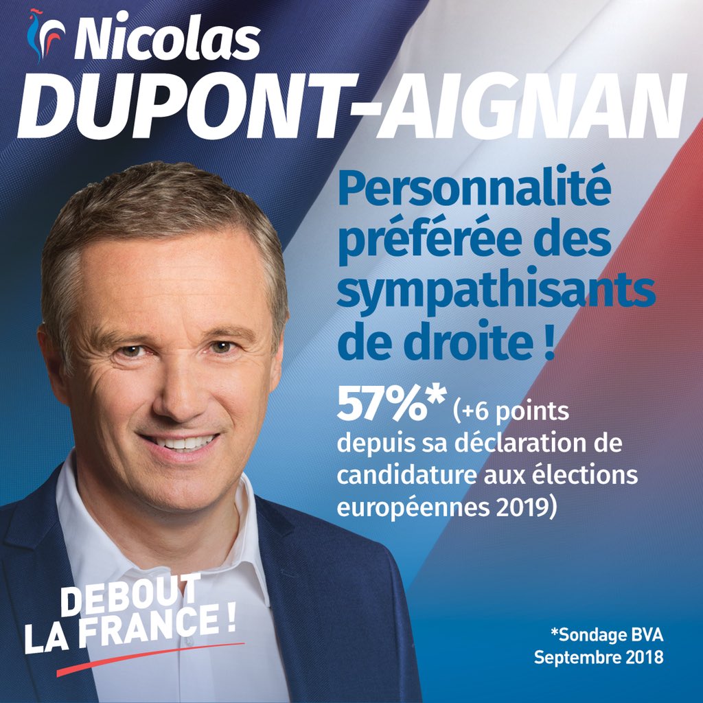 Nicolas Dupont Aignan Affiche - Krysztalowe