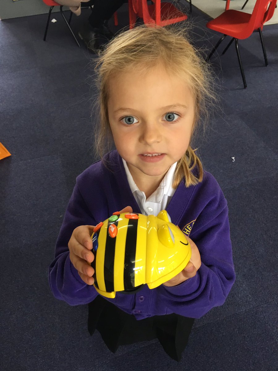 HeadcornPrimary's tweet photo. Year One have been enjoying learning about algorithms in their Computing lessons this week! #beebots #switchedoncomputing https://t.co/W6B7dRacLH