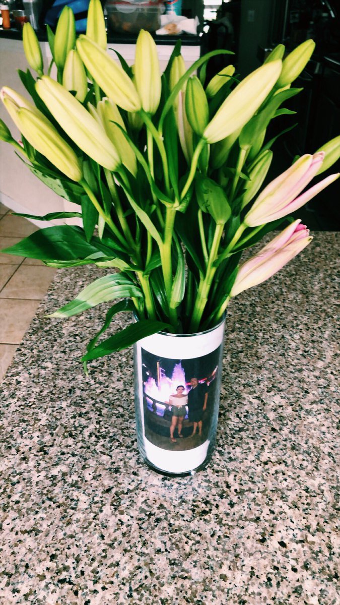I feel so incredibly lucky to be loved by you. Y’all check out this vase  I can’t wait till these flowers bloom!!! So in love with my man for always going out of his way to make my day better 