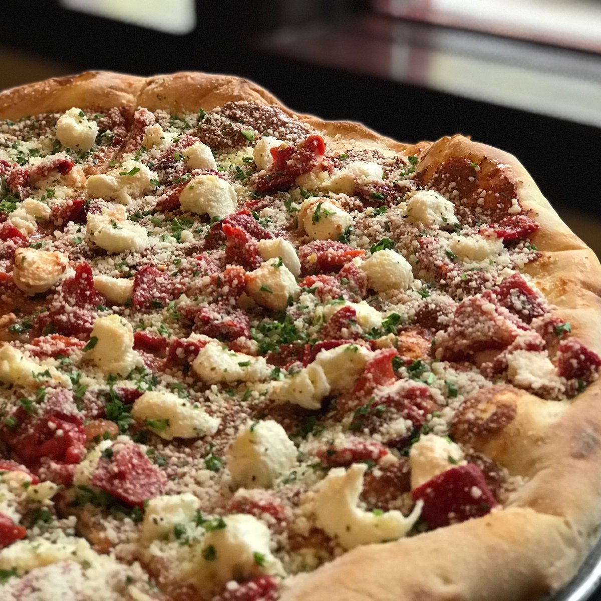 IansMadison's tweet photo. It’s #FreePizzaFriday! Retweet this tweet featuring our tasty Kalamata Mozzarella and you’ll be entered to win 8 free slice cards! 

One random winner will be announced on Monday, Oct. 1. #IansPizza https://t.co/TMi07CHWBx