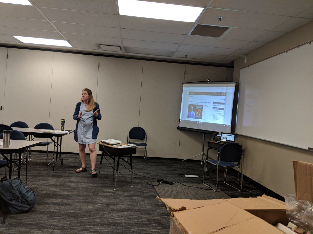 ehdowney's tweet photo. It's a great day for #connectiondevelopment between librarians in @BSDEducation and @westadaschools! #futurereadylibs https://t.co/FFg4zGCW4d