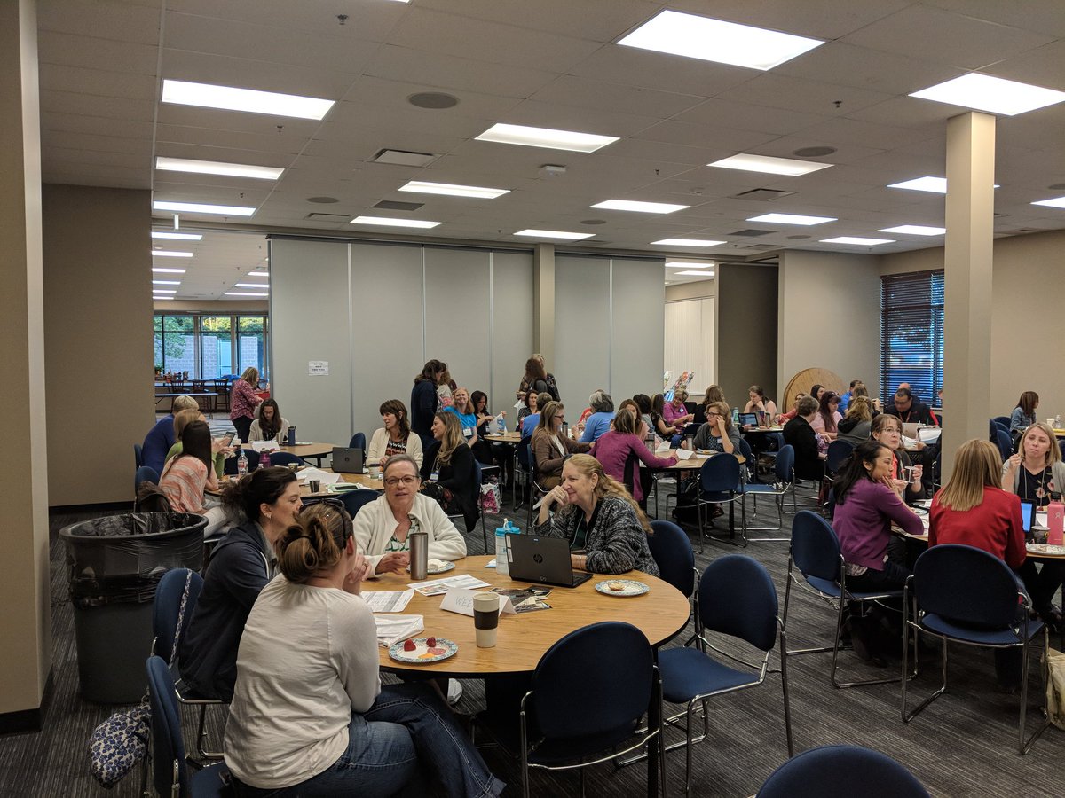ehdowney's tweet photo. It's a great day for #connectiondevelopment between librarians in @BSDEducation and @westadaschools! #futurereadylibs https://t.co/FFg4zGCW4d
