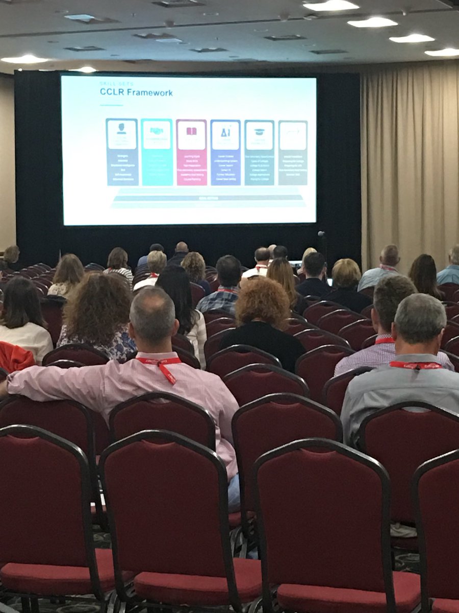 TaniaMJR's tweet photo. Learning about @Hobsons new CCLR framework. #nacac18 https://t.co/dHZUFYoCeF