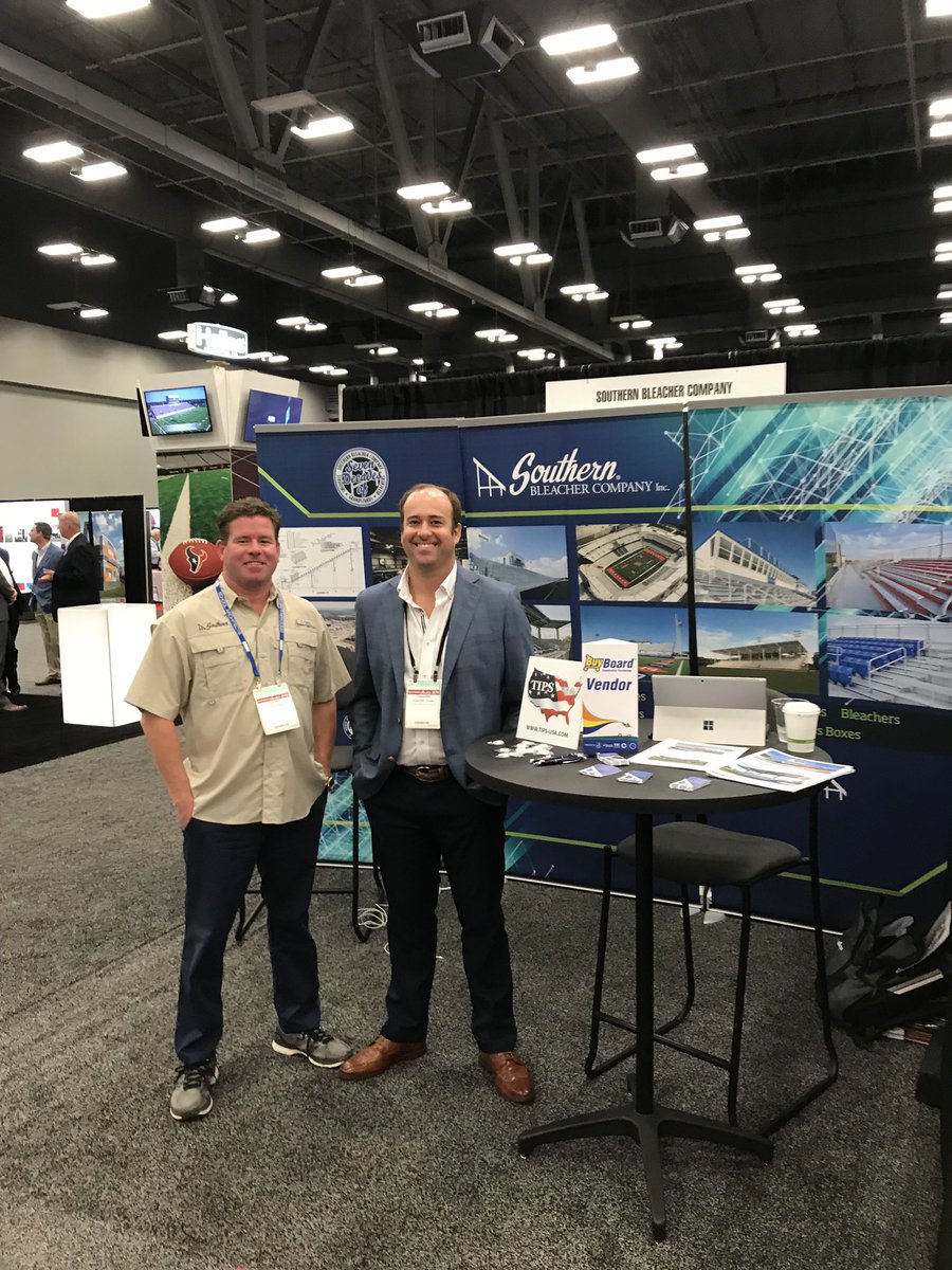 So_Bleacher's tweet photo. Excited to be at the TASA/TASB Convention in Austin, Texas today talking bleachers! If you are around, come say ๐๐ฝ. #bleacherbuilders https://t.co/ONlz6jAAiX