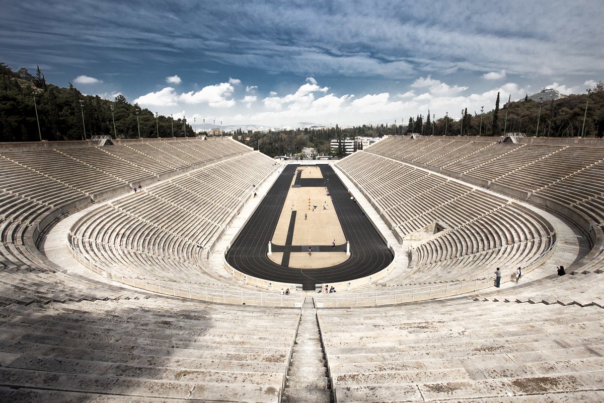 parallelecinico's tweet photo. Nel 2020 le Final 4 di Eurolega potrebbero tornare ad Atene. Ma non ad Oaka, bensì al Panathenaic Stadium, lo stadio che ha ospitato le prime Olimpiadi Moderne nel 1896, e l'arrivo della Maratona vinta dal nostro Baldini nel 2004
L'impianto può accogliere circa 30 mila spettatori https://t.co/McYErGJmjx