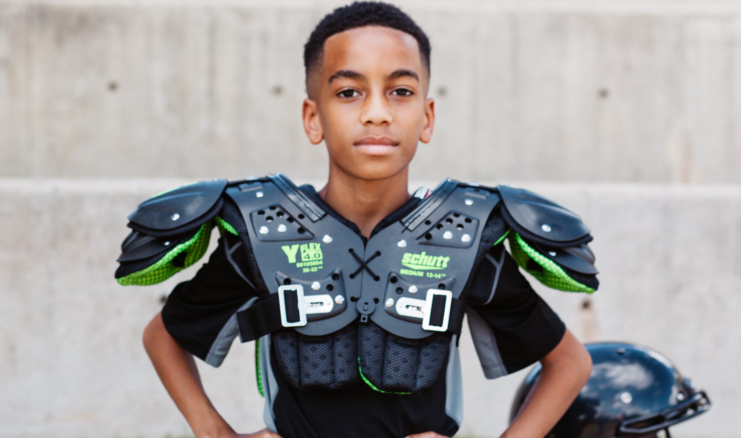 Schutt Youth Y Flex 4.0 Shoulder Pads