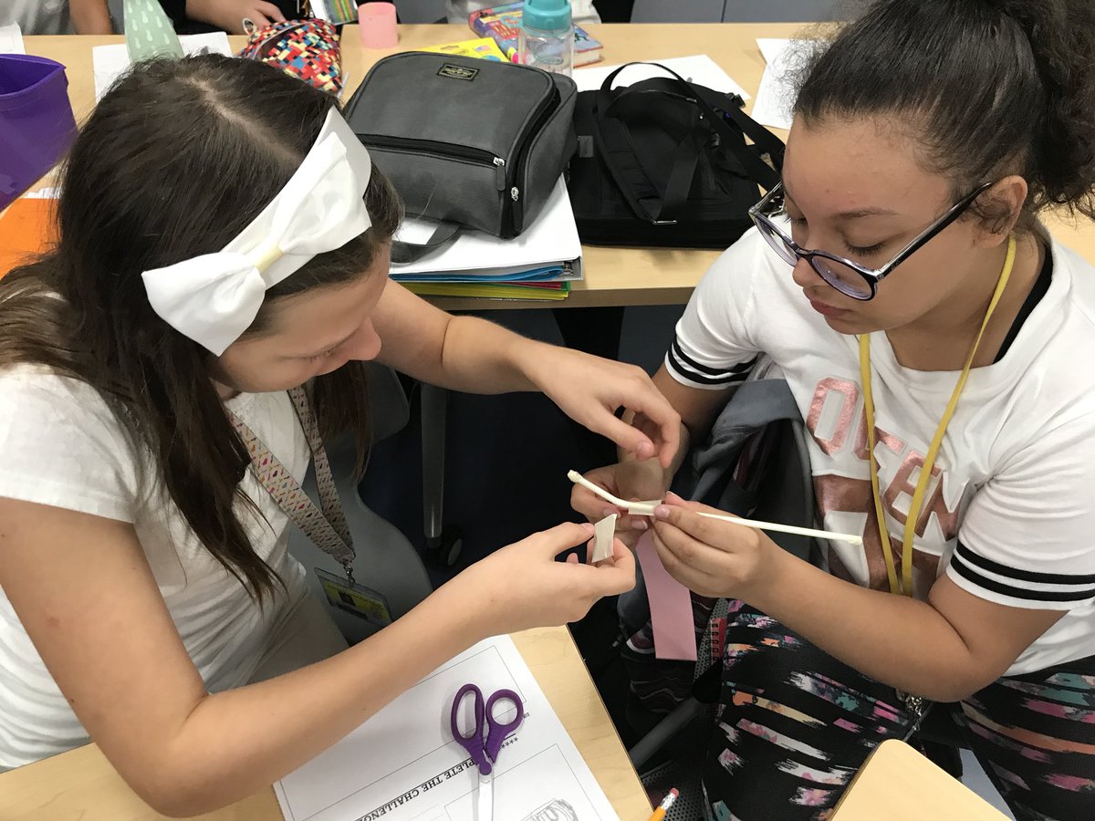 SpoFJH's tweet photo. Today’s STEM &amp; Collaboration Challenge is our Hoop Gliders Competition! https://t.co/RqYK6ufK5i
