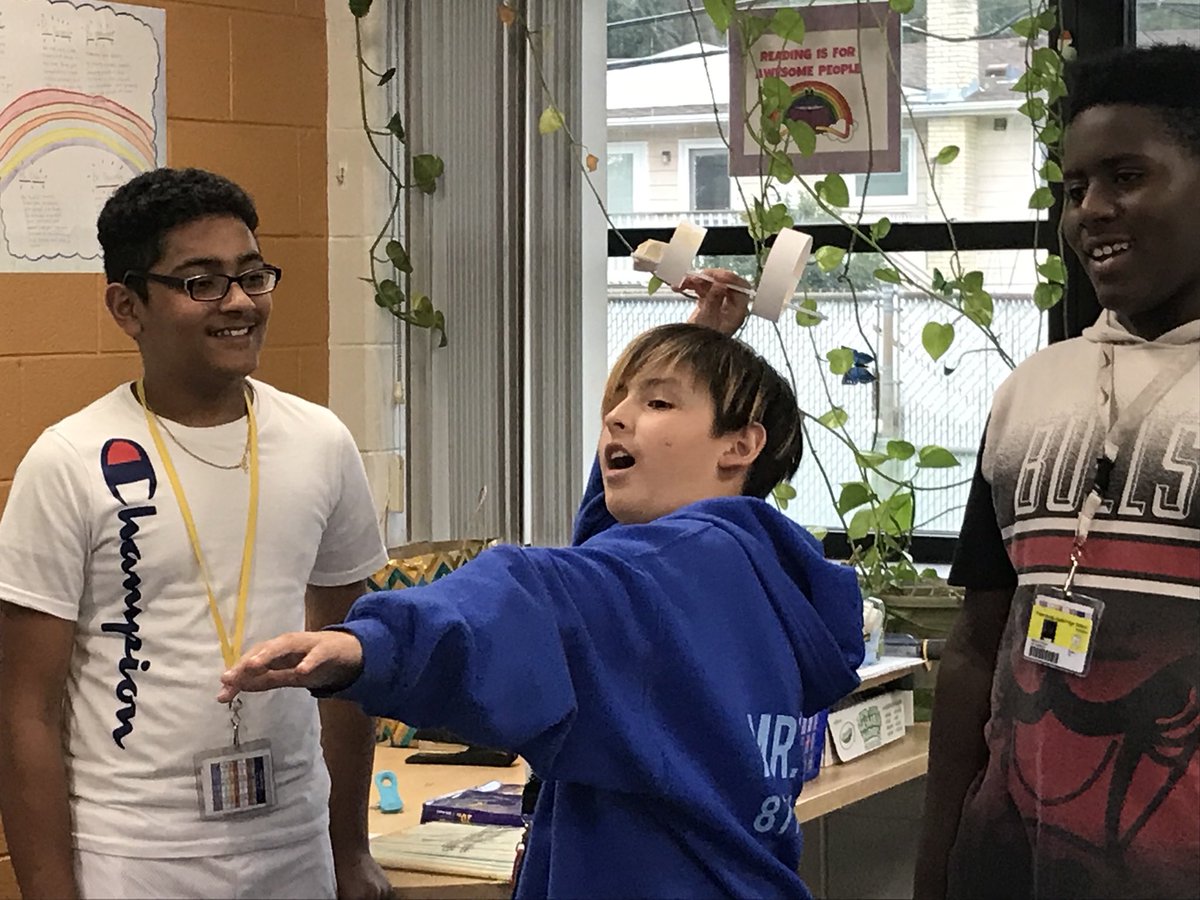 SpoFJH's tweet photo. Today’s STEM &amp; Collaboration Challenge is our Hoop Gliders Competition! https://t.co/RqYK6ufK5i