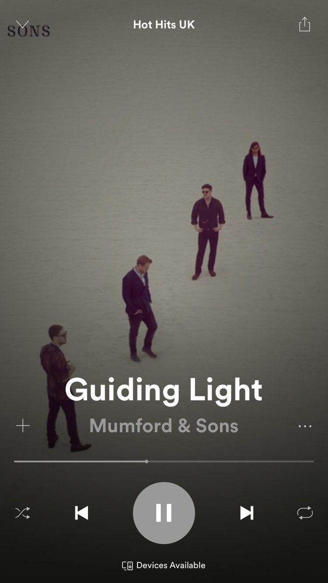 foretrækkes Matematisk gøre det muligt for Mumford & Sons on Twitter: "Thanks for all the love, @Spotify. #GuidingLight  has been added to the Hot Hits UK playlist. https://t.co/rTdvZd1mX5" /  Twitter
