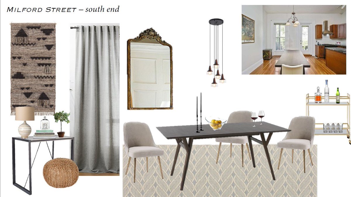 BranHagen's tweet image. New Project for #AveningCourtDesigns - A stunning South End Apartment in need of an electric, clean &amp;amp; homey warmth. First draft of #designboards - lots more to come.