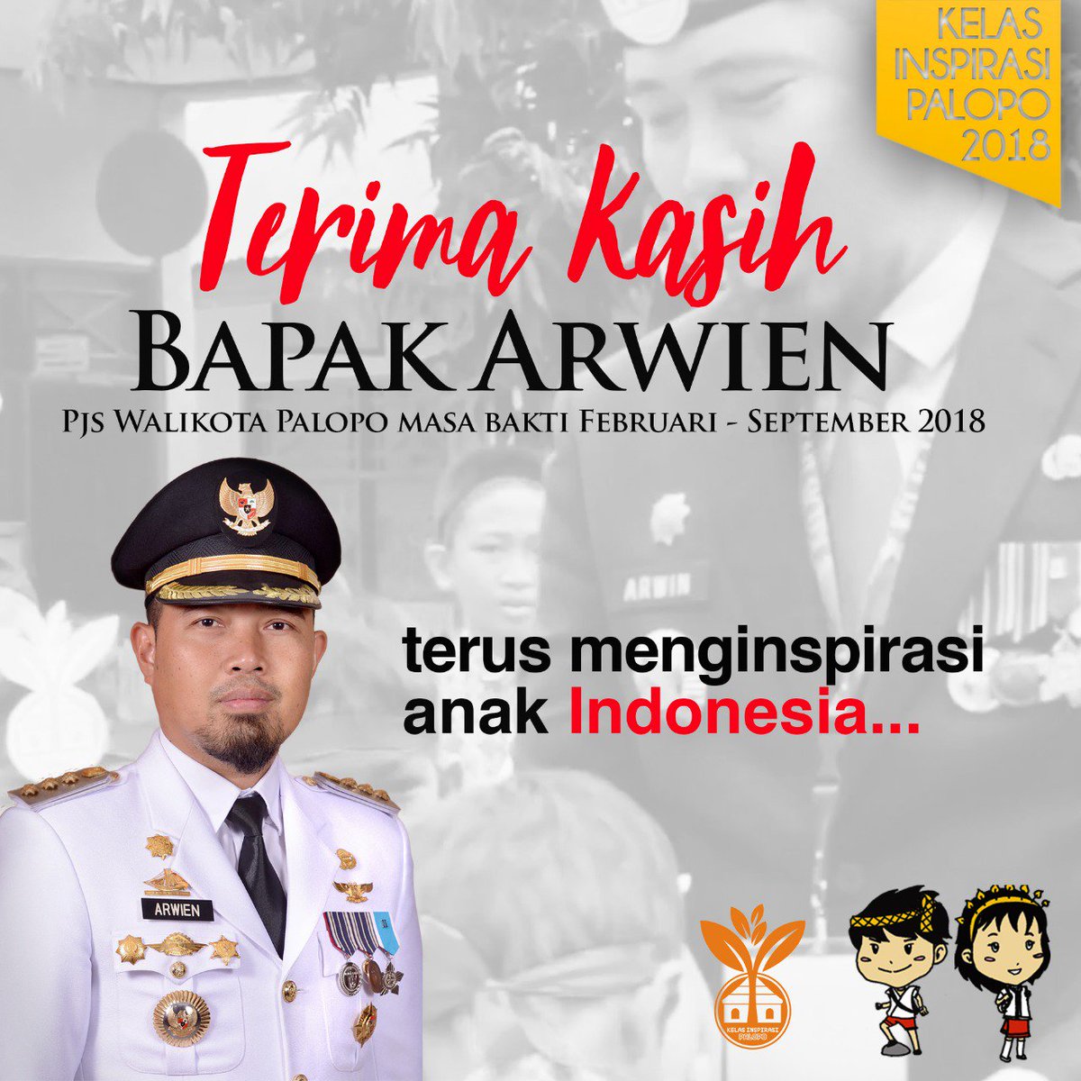 Tetaplah jadi #InspirasiAnakIndonesia, pak 
(☆^O^☆)
Semoga sehat selalu.  😊