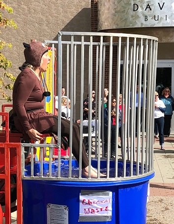 Dunk Tank Raffle Winding up a fun week of auctions, raffles, a dunk tank and more ...