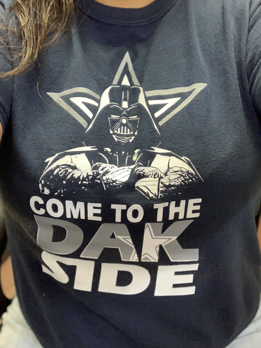 canaballgirl's tweet photo. I find your lack of faith disturbing @dallascowboys fans! I trust in the #DakSide of the force! I trust in you @dak GO COWBOYS ✭★✭★✭ https://t.co/bWVqTDTOns