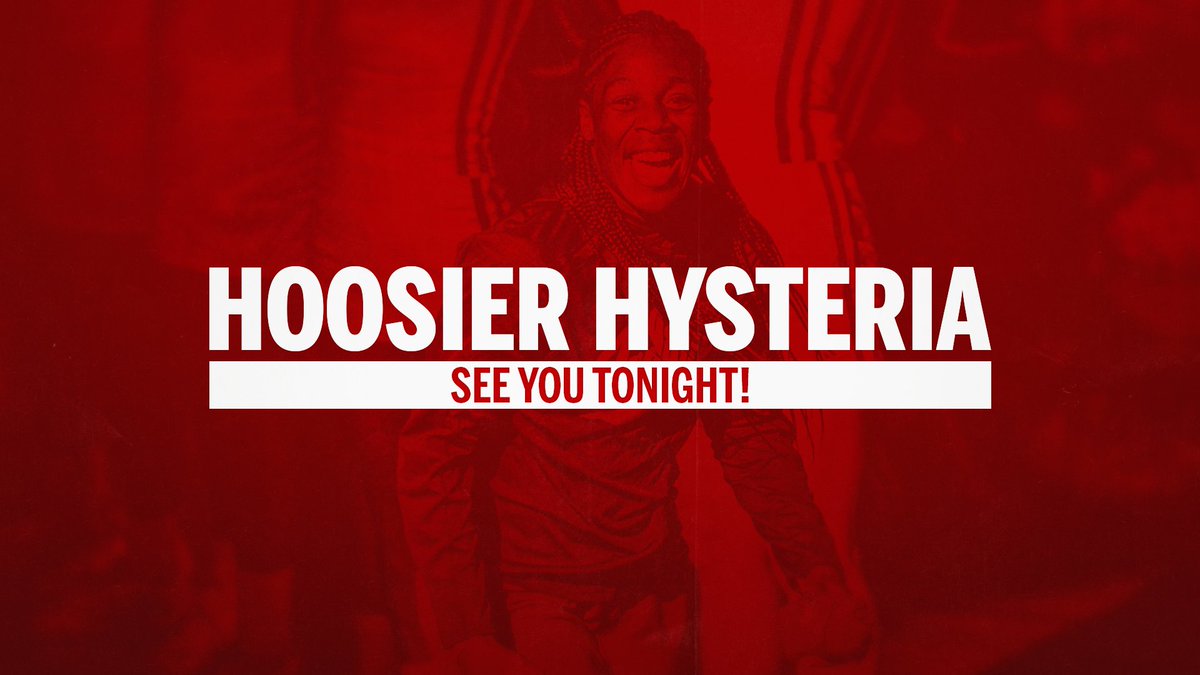 IndianaWBB's tweet photo. Let's hang a banner, Hoosier Nation! See you at 4p! 🤗

#HoosierHysteria #iuwbb ⚪️🔴 https://t.co/9SEbeOYKbe