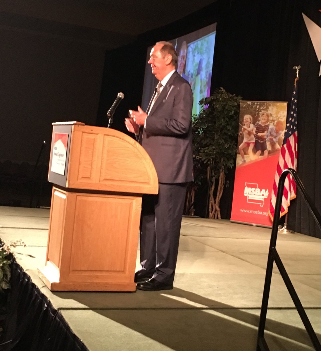 MissouriSBA's tweet photo. Former U.S. Senator and Crystal City High School graduate Bill Bradley is the keynote speaker at the First General Session of the 2018 Annual Conference. https://t.co/no5muwST8M