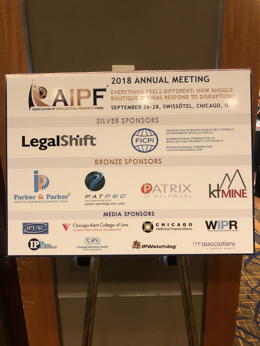 empatrademarks's tweet photo. Great speaking at #AIPF2018 conference this morning about pro bono IP work.

Especially when you helped  protect @aipfirms AIPF®️ trademarks pro bono! https://t.co/xyOyX8oIYn