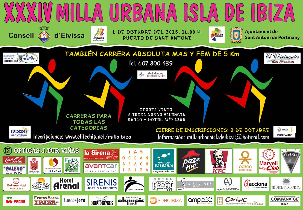 ¡PARTICIPA EN LA MILLA URBANA ISLA DE IBIZA!

Vive un fin de semana mágico y corre una milla y/o 5 km. ¡Tú eliges!

elitechip.net/index.php?zwsh…