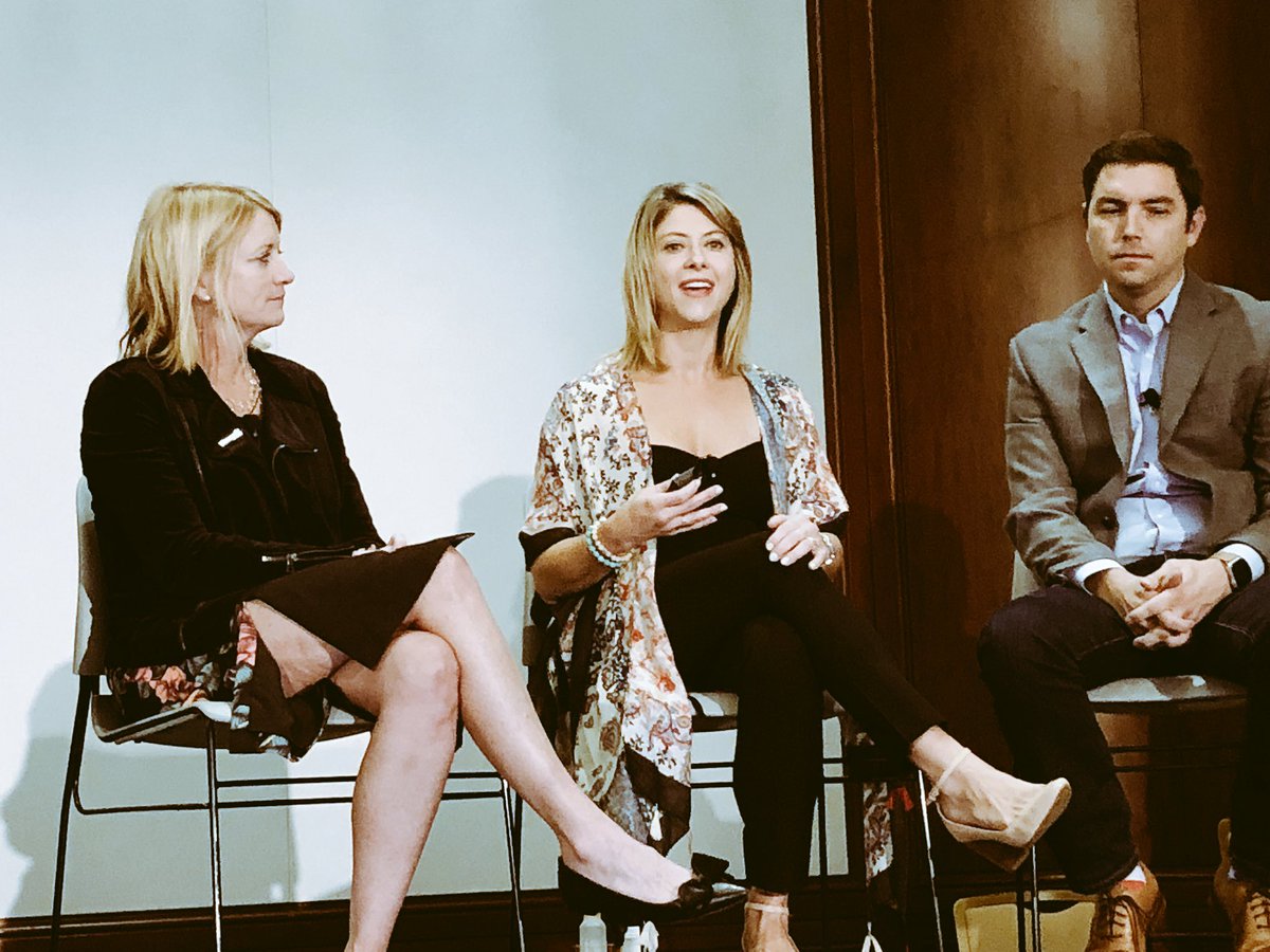 CarrieObenauf's tweet photo. Honored to have the opportunity to speak with these industry leaders, Katie Dunlap and Chris Kobus on #SallyBeauty commerce transformation at  #Dreamforce2018 #Dreamforce18 #IBMix #bluewolf @ibm @IBM_iX @Bluewolf https://t.co/iyHU0PqxdM