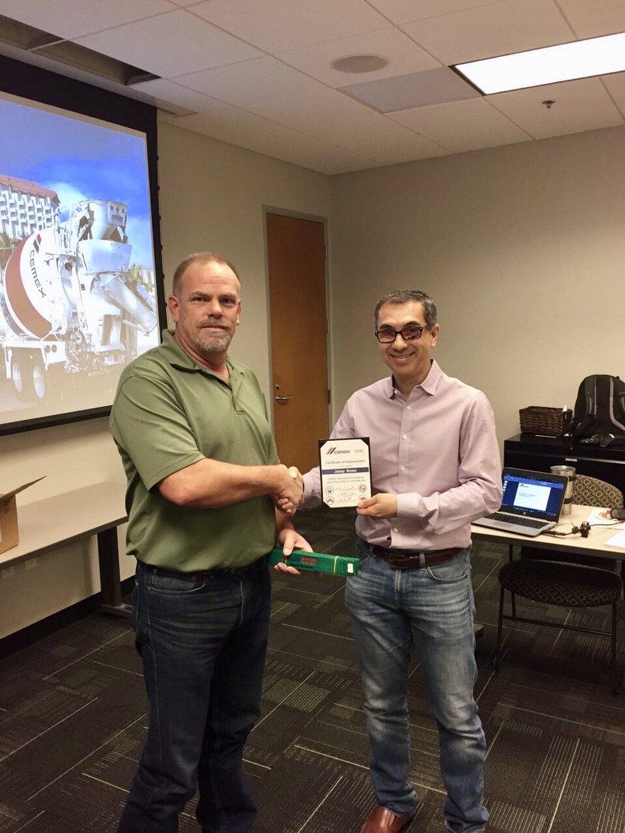 ASANTOS_CX's tweet photo. Our newly minted and first AZ Aggs Green Belts! Congratulations Jamey Brown, Jeff Hake, David Arbo and Dave Carter. #CEMEX_USA #OE https://t.co/p5LRd09hcn