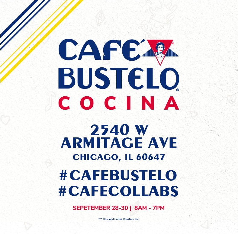 loskarmakids's tweet photo. Hey everyone, we're playing the @CafeBustelo Cocina at @90MilesChicago today! We go on at 4:30pm hope to see you there!  #CafeBustelo #CafeCollabs https://t.co/YtxHftOJD9