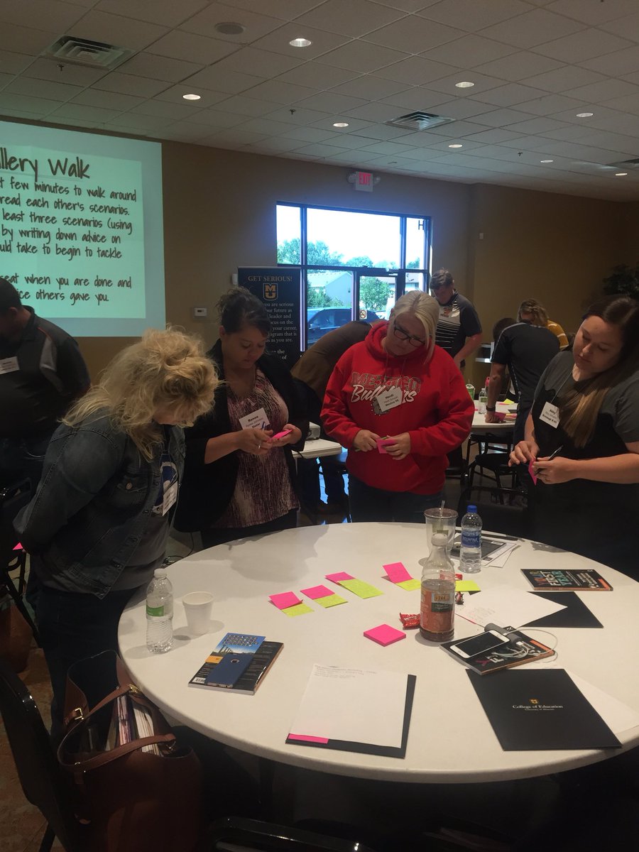 BethWhitaker2's tweet image. Gallery Walk to learn from each other.  Sharing solutions to classroom issues we all face. #PowerSharing #YourFirstYear #TeachingMatters