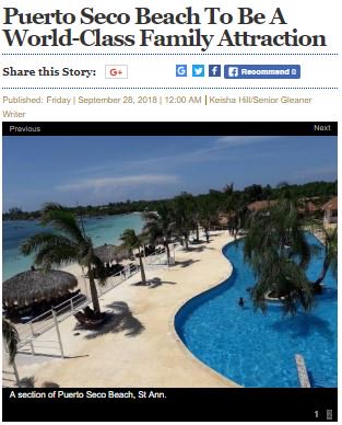PROCommJA's tweet photo. See today's @JamaicaGleaner for the latest on the @puertosecobeach 
#beach #Jamaica https://t.co/TO6UYFRmVY