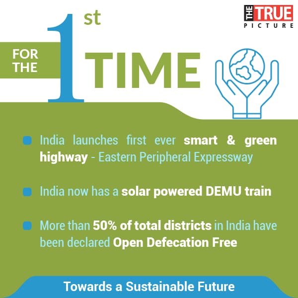 the_truepicture's tweet photo. Towards the goal of Green India and Clean India, nation has achieved many milestones like every government school now has a toilet for the first time since independence. #IndiaFirsts Know more: https://t.co/mkgbIKlCoX https://t.co/ukxACLllW9
