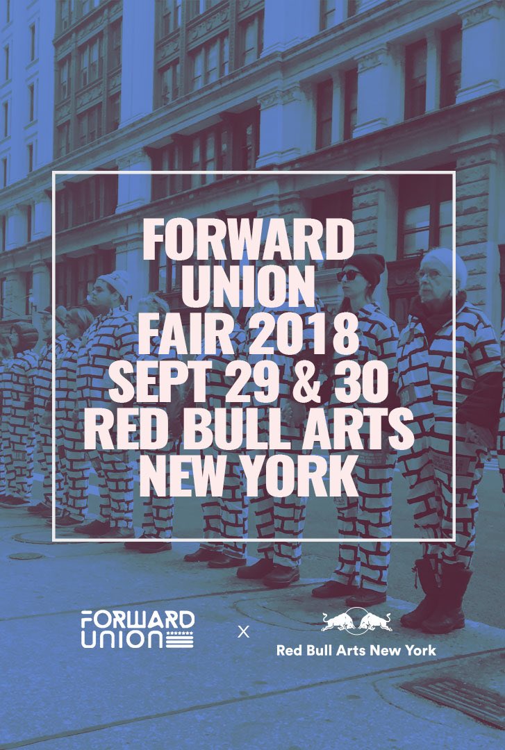 makeNYTrueBlue's tweet photo. Join True Blue NY at #ForwardUnionFair 2018 Sat, Sep 29 & Sun, Sep 30 at Red Bull Arts New York. Co-founder and Co-leader Mia Pearlman will be participating in a roundtable about how you can get involved in the New York midterm elections tomorrow at 1:30pm! #MakeNYTrueBlue https://t.co/CEp9Yq8jKk